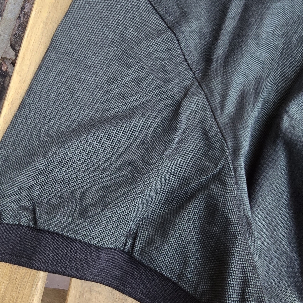 Salvatore Ferragamo Dark Green Polo with Black Collar - Picture 3 of 9